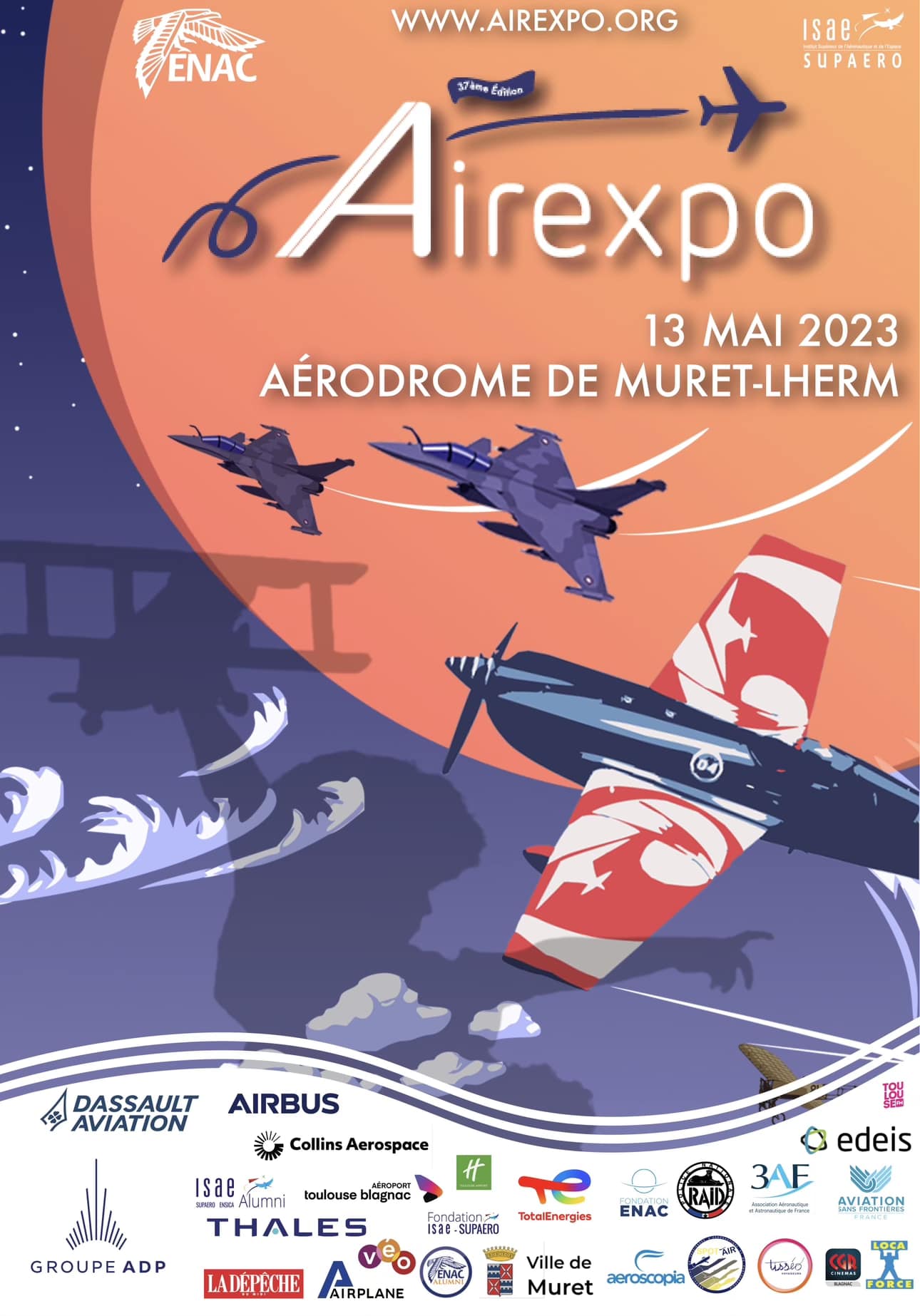 Airexpo Muret occitanie meeting aerien 2023