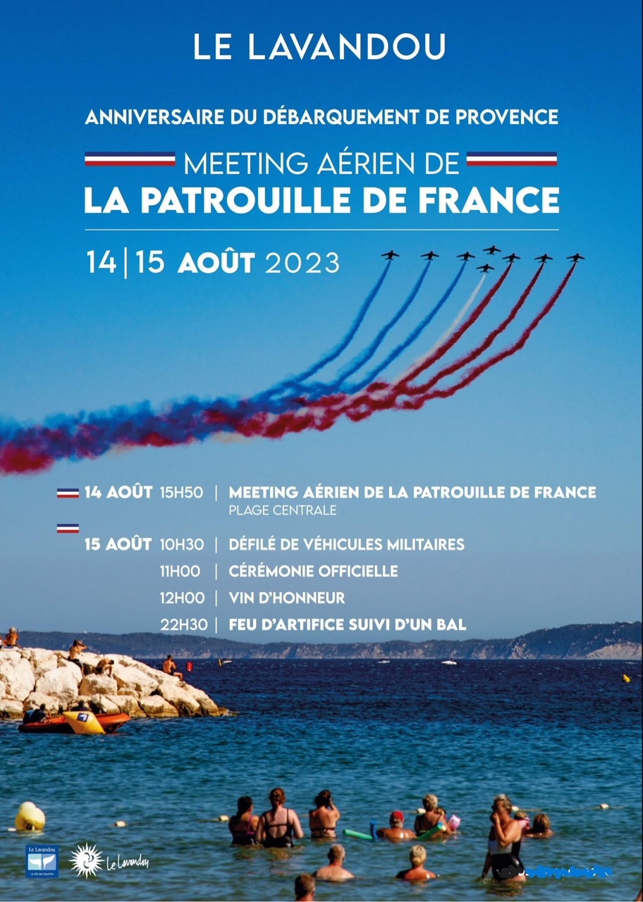 Meeting Aerien rafale solo display 2023 Le Lavandou plage