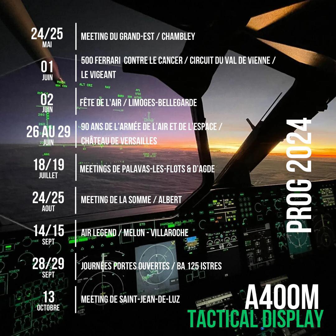 Meeting Aerien du A400M Tactical Display 2024