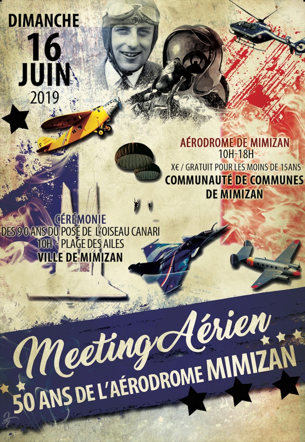 Meeting Aerien Mimizan 50 ans de l'aérodrome 2019