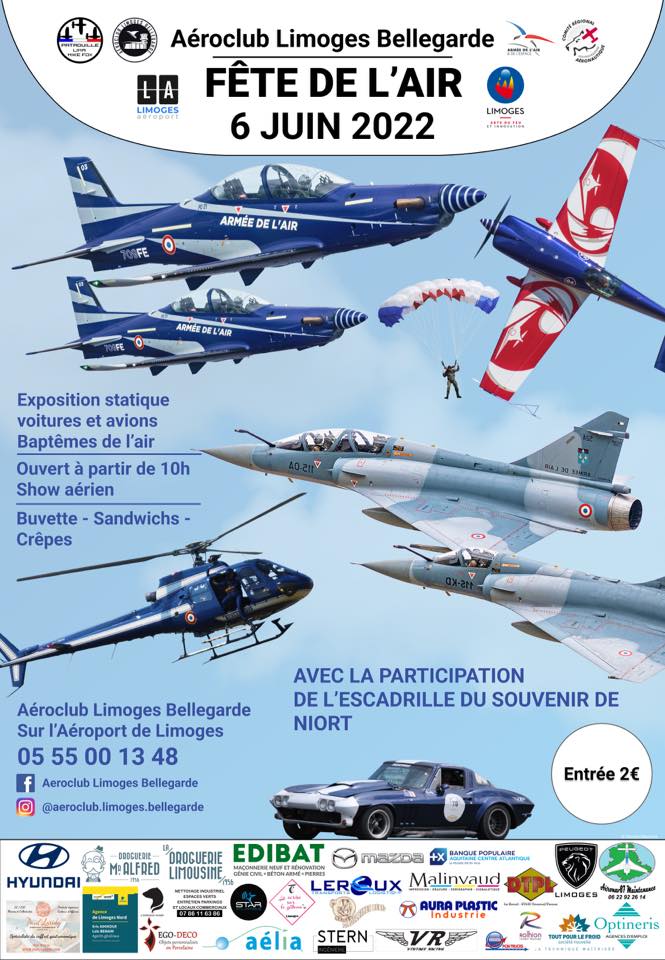 Fête de l'Air Limoges Gusto tactical Display 2022