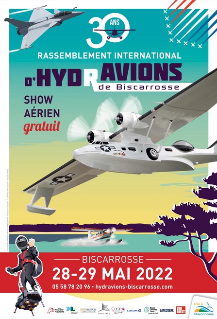 Rassemblement d'Hydravions Biscarrosse Nouvelle-Aquitaine meeting aerien 2022
