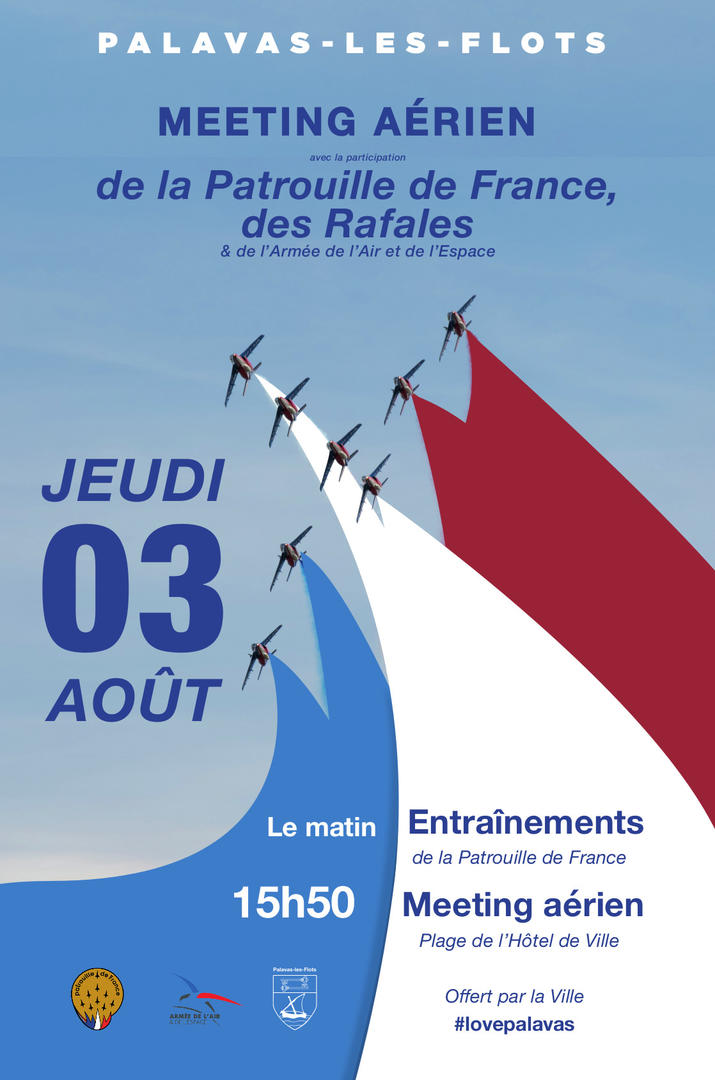 Meeting Aerien Palavas-les-Flots 2023 plage rafale solo display Hérault