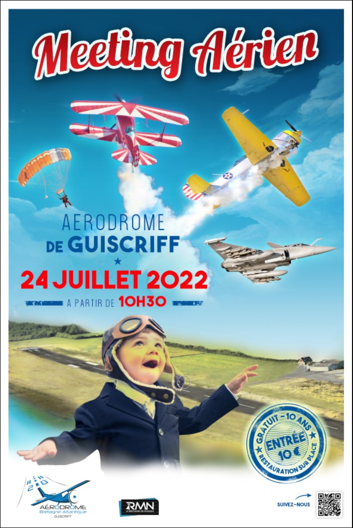 Meeting Aerien Guiscriff 2022 aérodrome Bretagne Atlantique